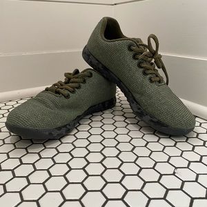 NOBULL Olive Camo Heather Trainers 7.5